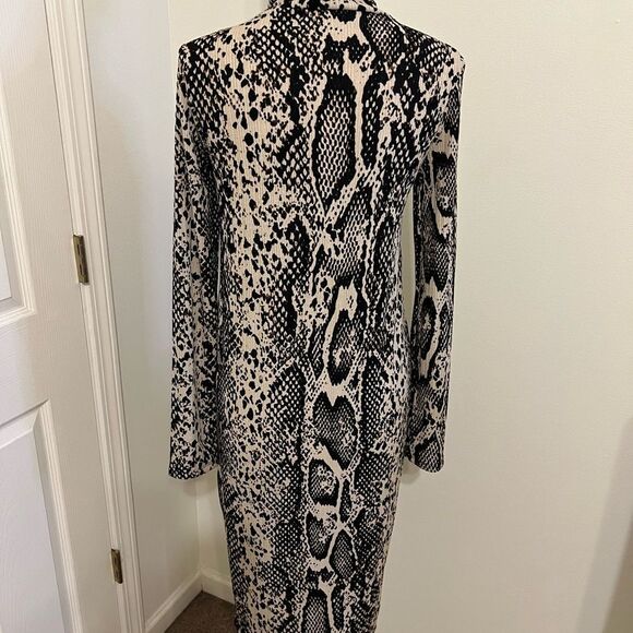 Zara Animal Print Midi Dress. Size M Great Condition - Picture 6 of 6
